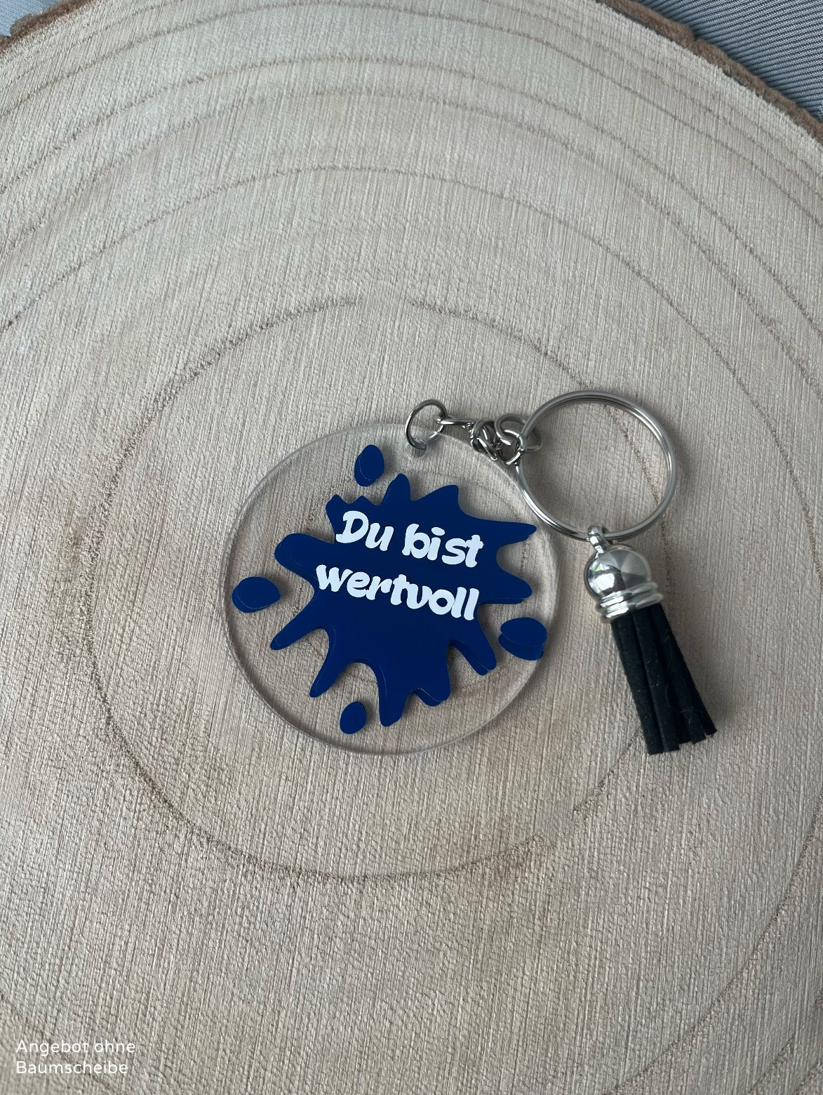 Schlüsselanhänger Du bist wertvoll - in verschiedenen Farben