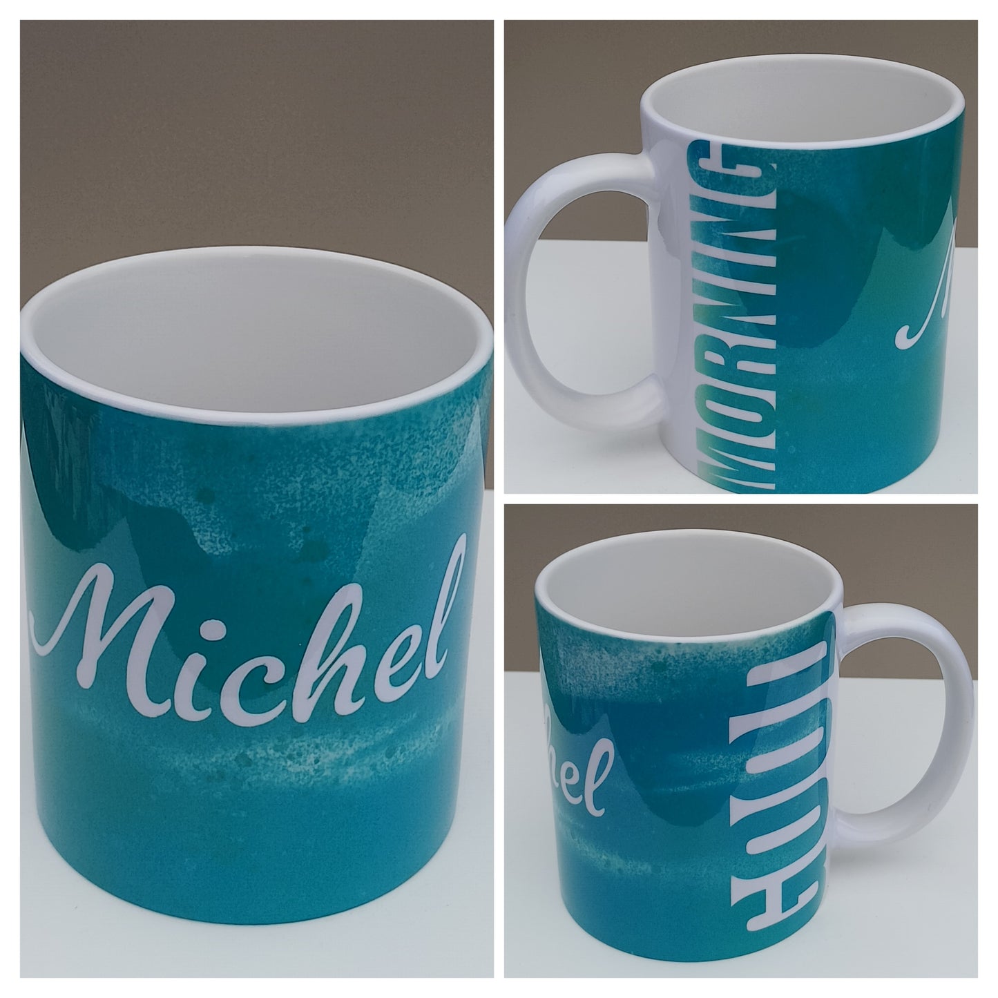 Muster Kaffeebecher Good Morning - wie auf dem Bild zu sehen