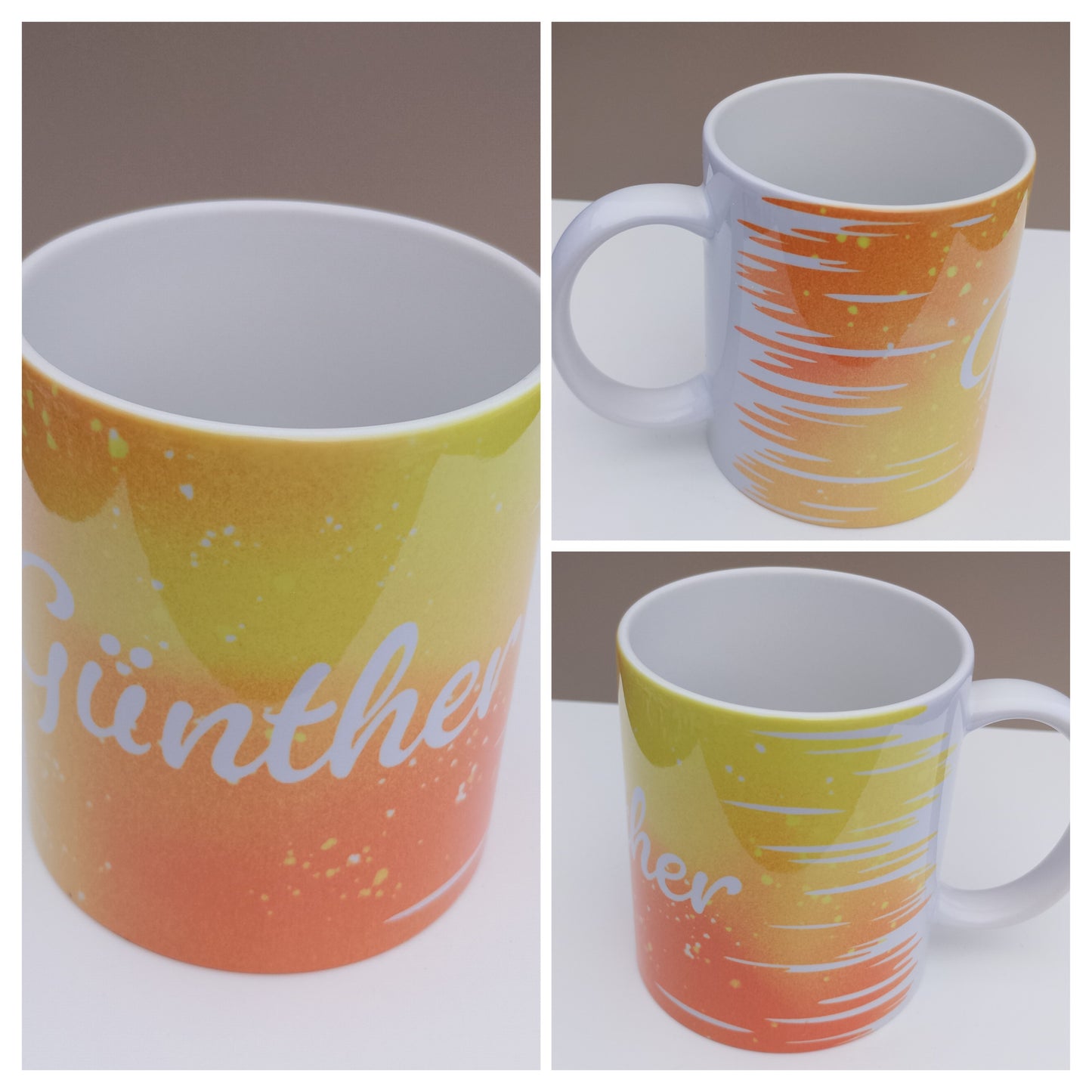 Muster Kaffeebecher Streifen - wie auf den Bildern zu sehen