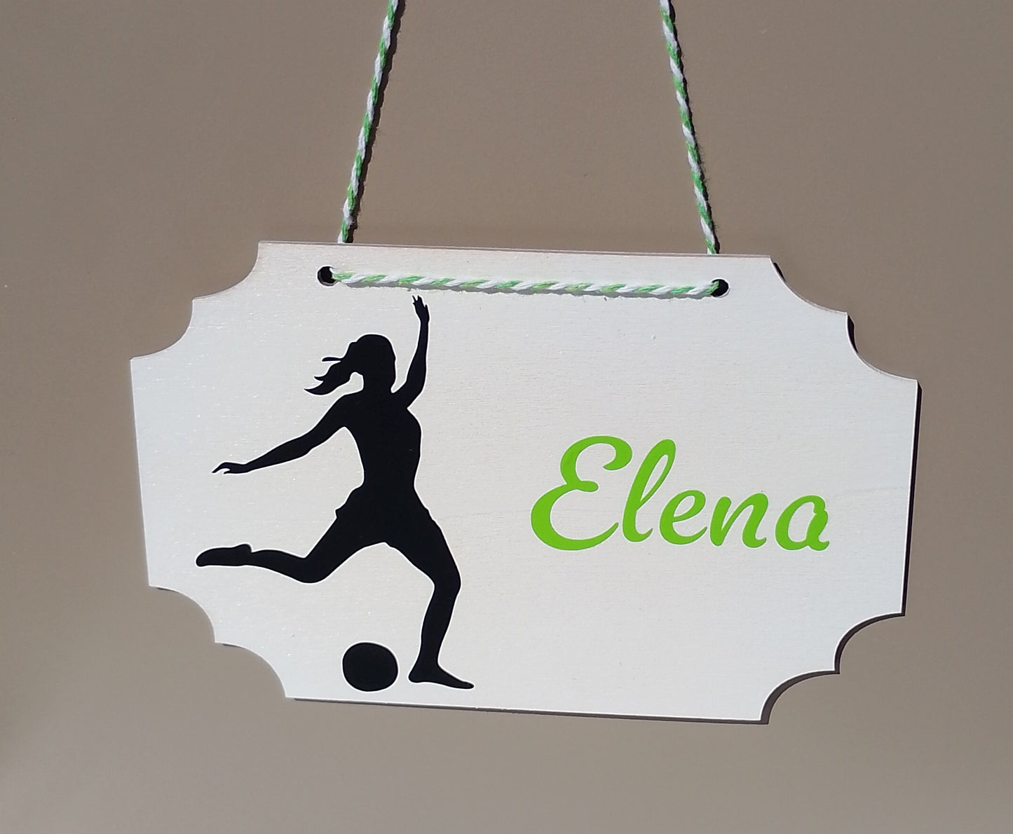 Namensschilder aus Holz weiss ca. 17 x 11 cm Türschild Dekoration Kinder - diverse Varianten