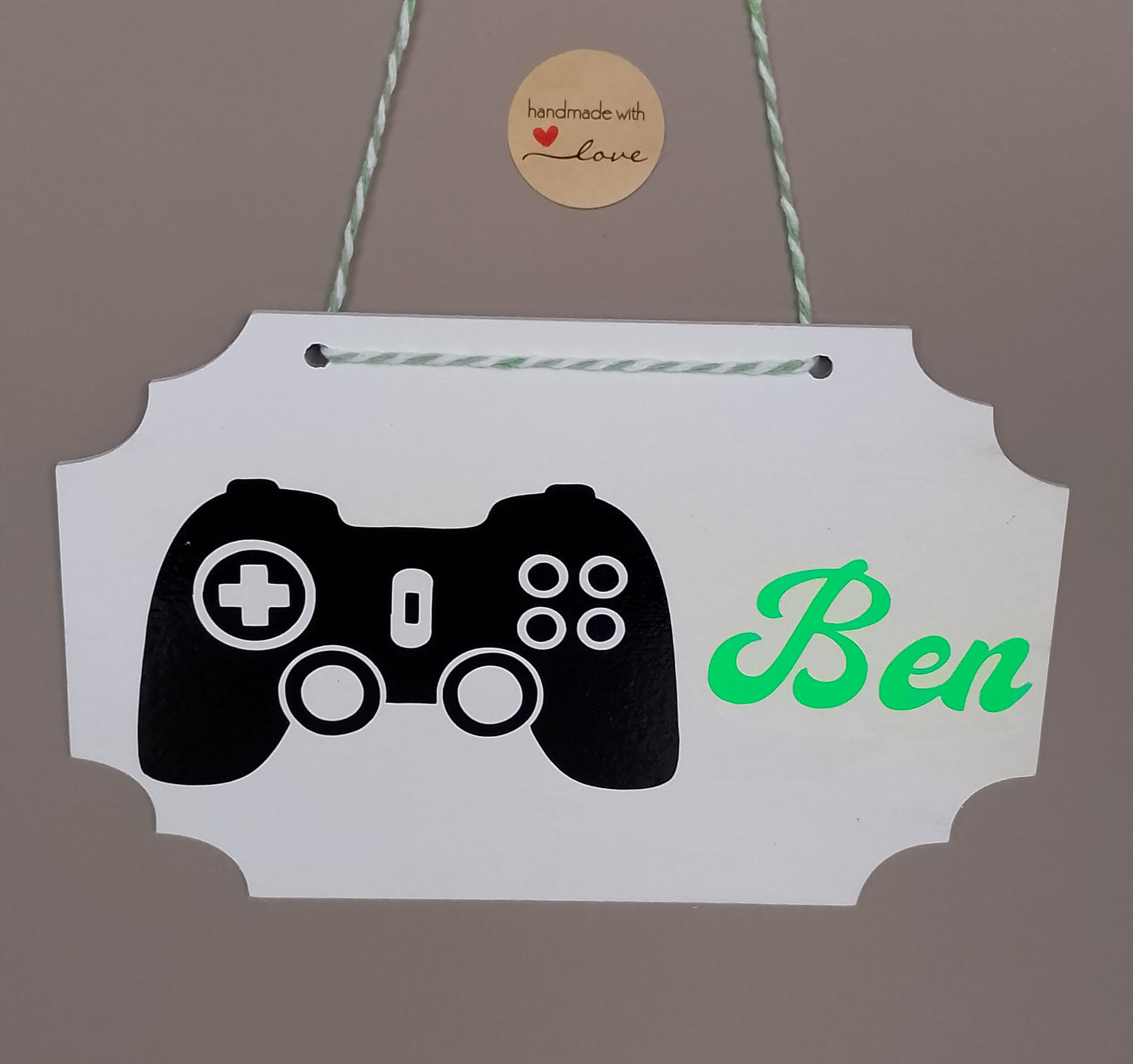 Namensschilder aus Holz weiss ca. 17 x 11 cm Türschild Dekoration Kinder - diverse Varianten