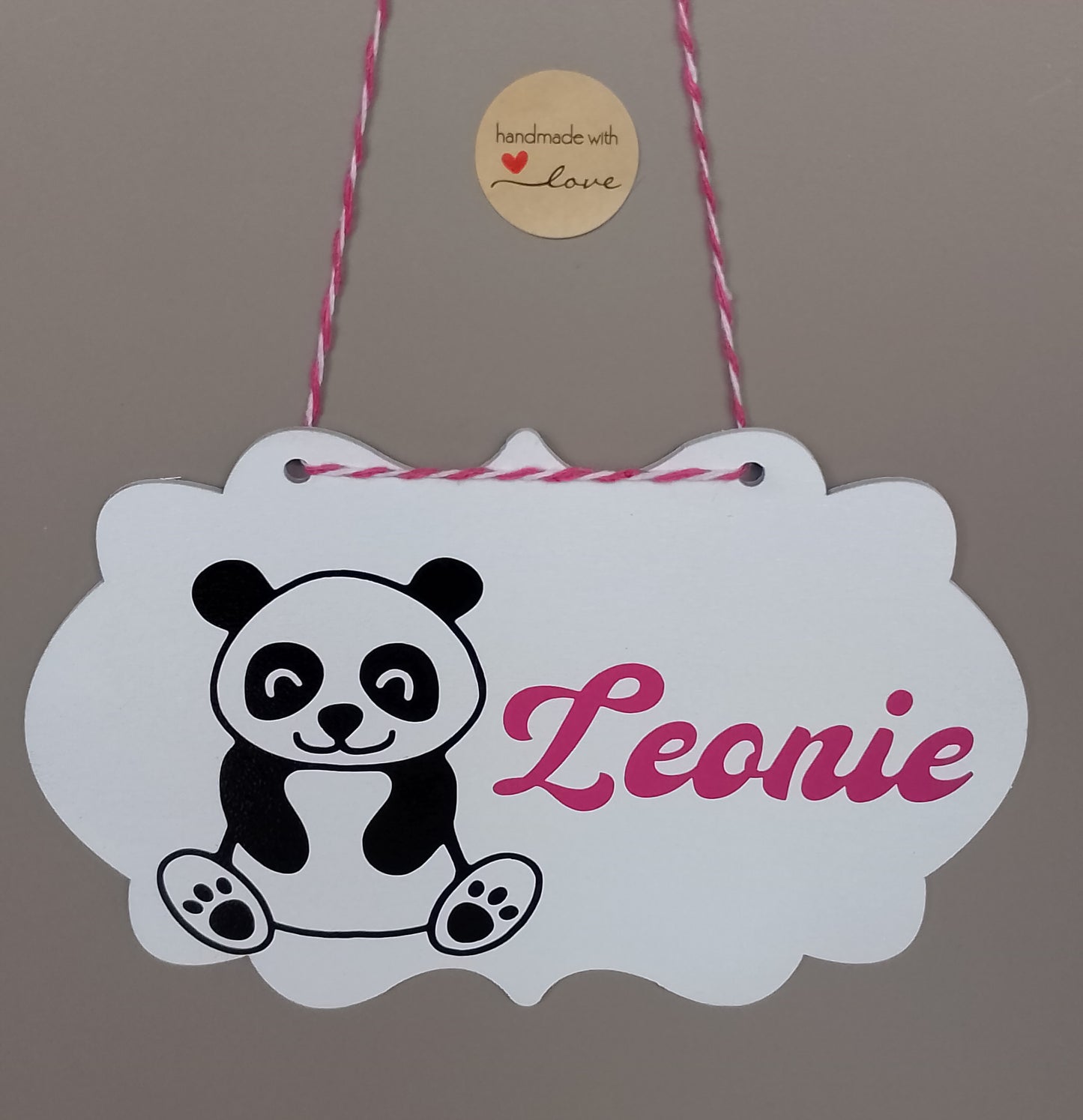 Namensschilder aus Holz weiss ca. 17 x 11 cm Türschild Dekoration Kinder - diverse Varianten