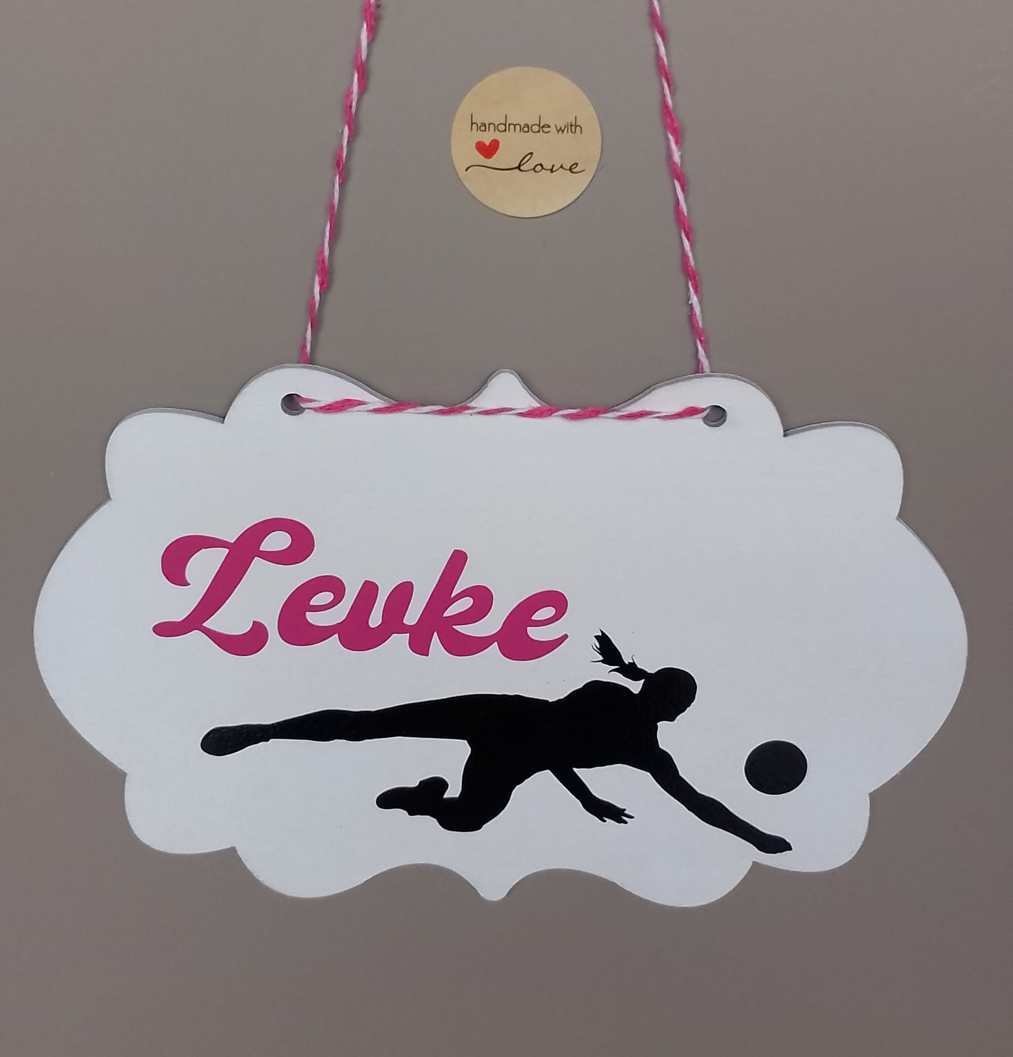 Namensschilder aus Holz weiss ca. 17 x 11 cm Türschild Dekoration Kinder - diverse Varianten