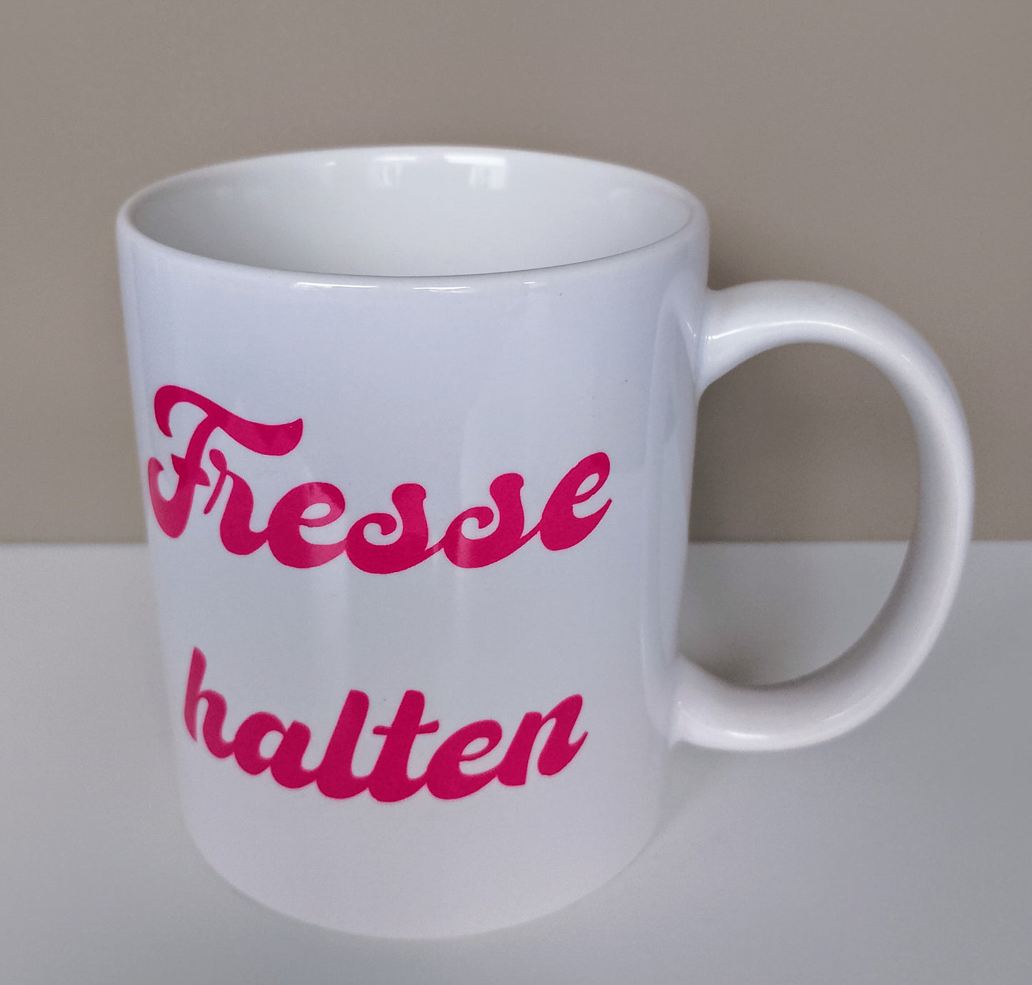Kaffeebecher frech pink - diverse Varianten