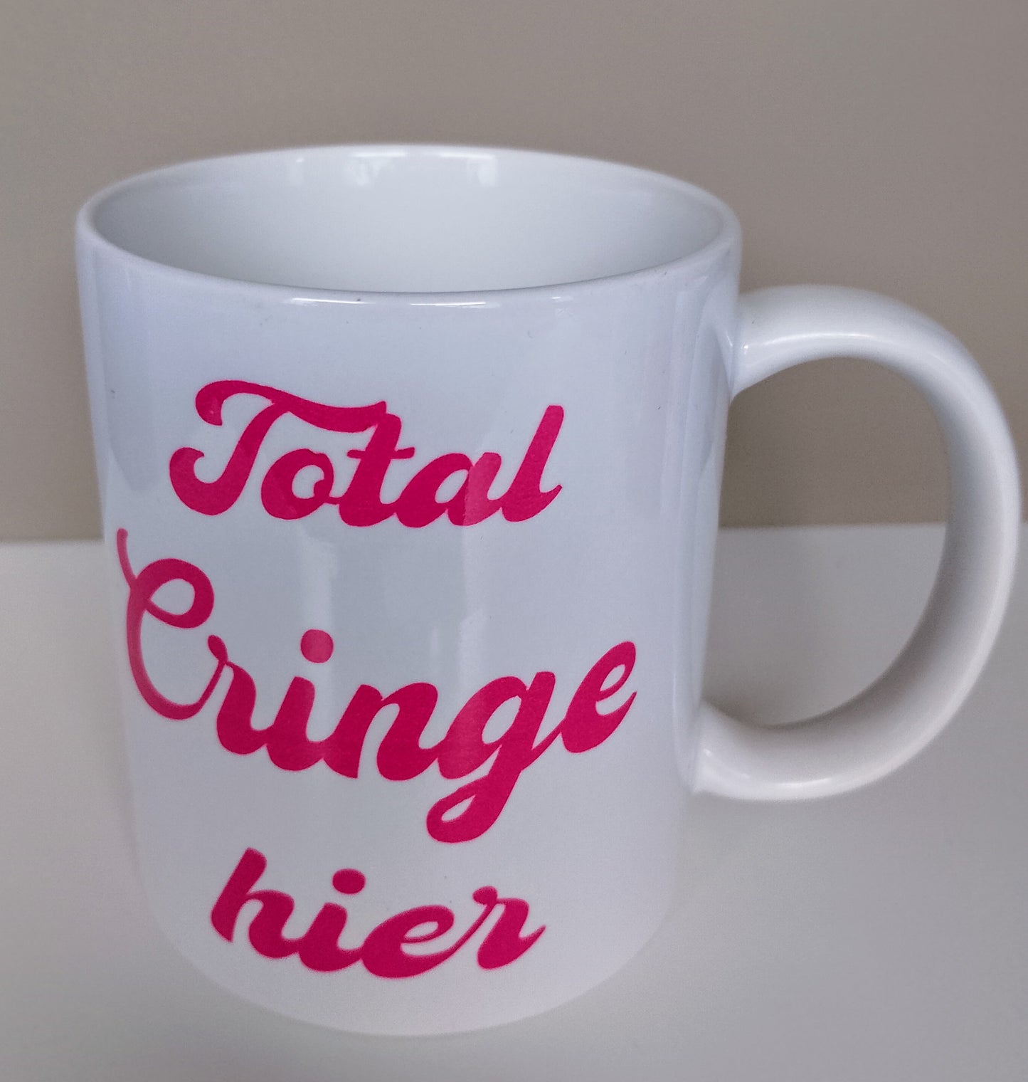 Kaffeebecher frech pink - diverse Varianten
