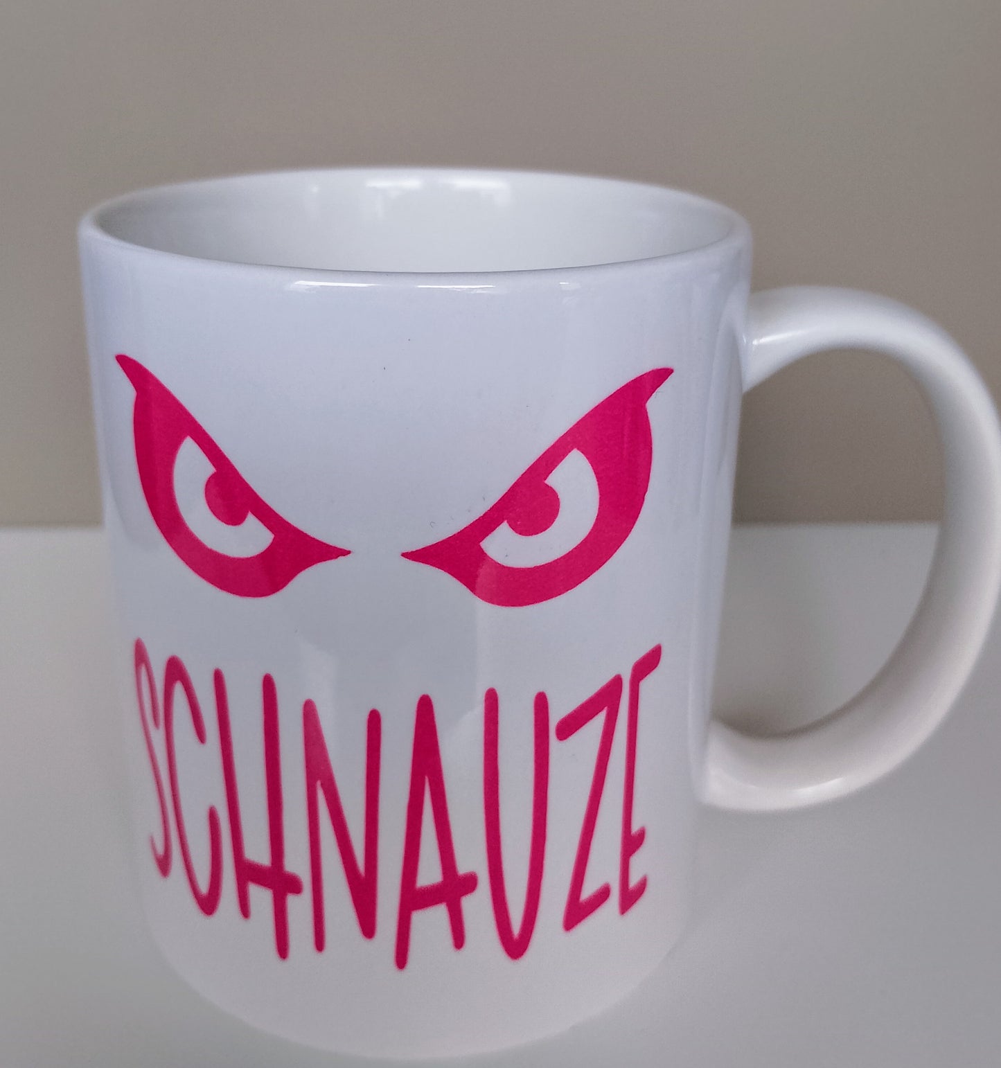 Kaffeebecher frech pink - diverse Varianten