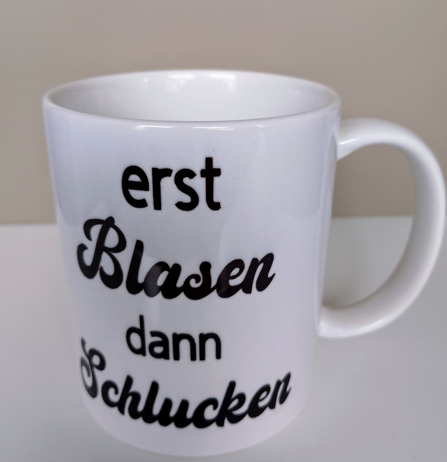 Kaffeebecher frech schwarz - diverse Varianten