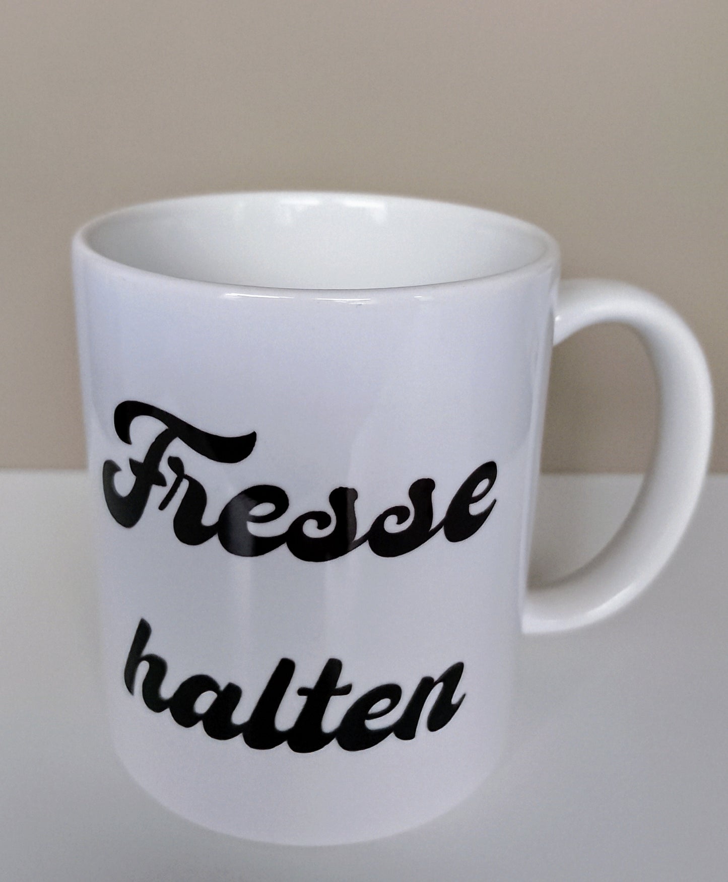 Kaffeebecher frech schwarz - diverse Varianten