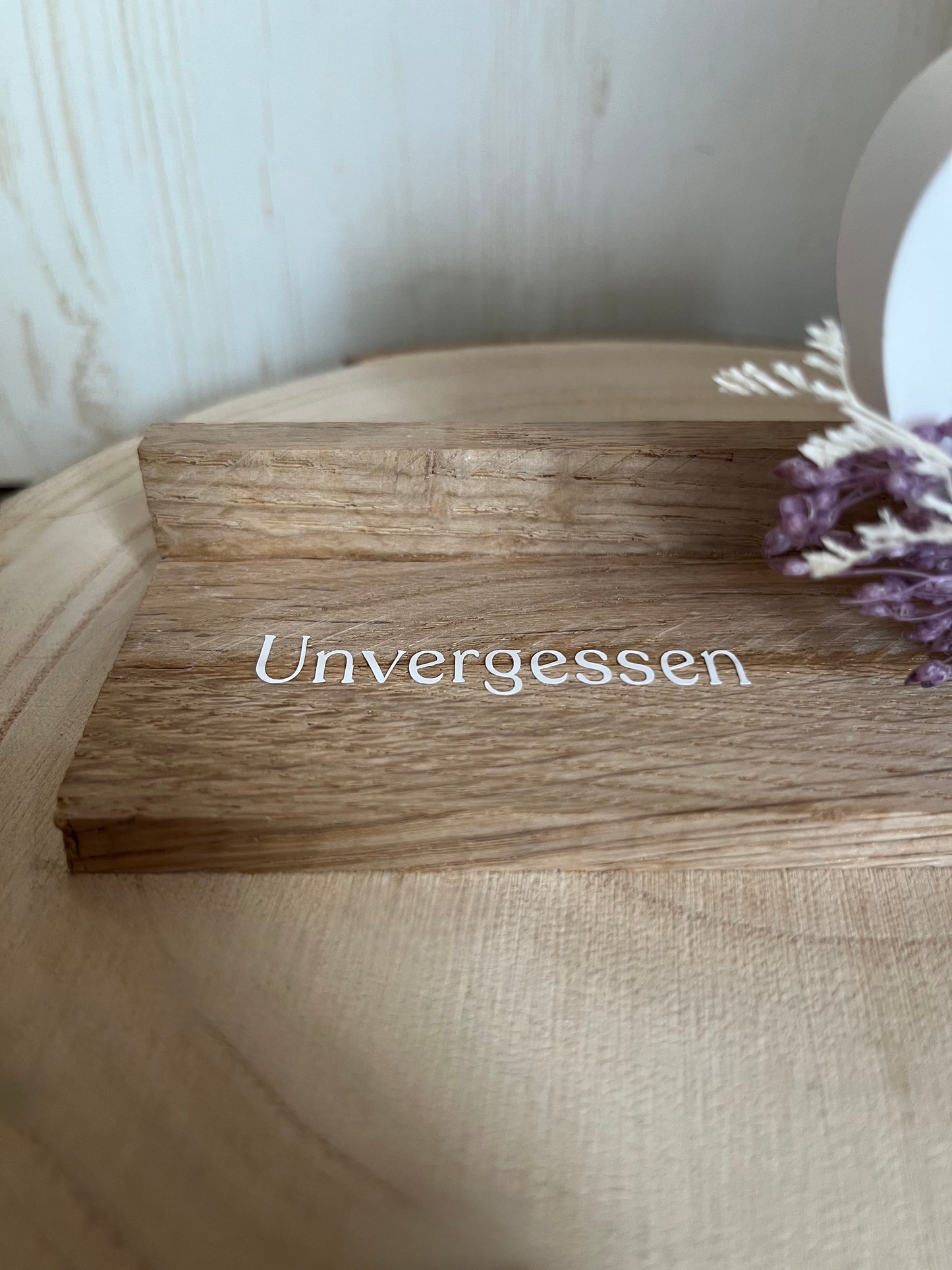 Herz mit Foto klein "Pferd", Klötzchenleiste